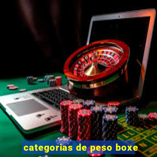 categorias de peso boxe